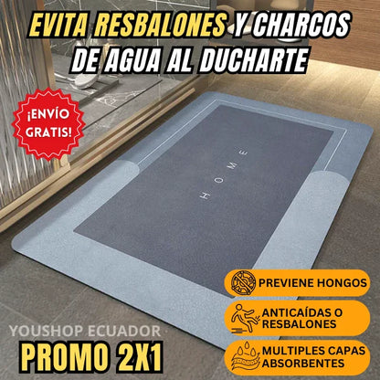 Alfombra Secado Rápido Super Absorbente + PROMO 2X1