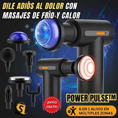 POWER PULSE™ 6 EN 1 Libérate del estrés y dolor muscular en frío y calor