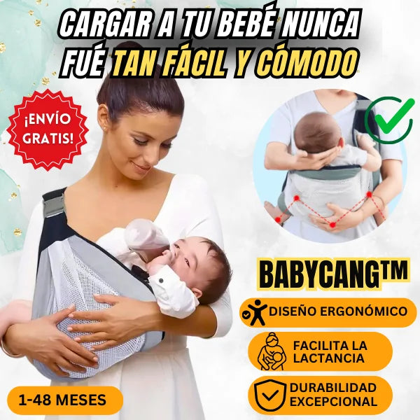 BABYCANG Canguro Cargador Ergonómico para Bebé 3 en 1