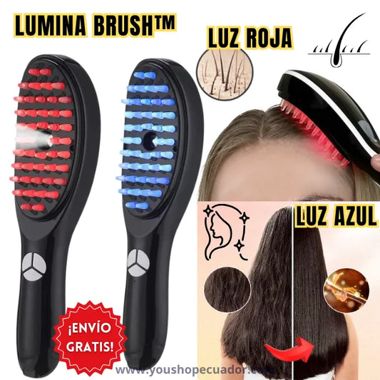 LUMINA BRUSH™ Cepillo Fototerapia de masaje para darle fuerza y brillo natural a tu cabello