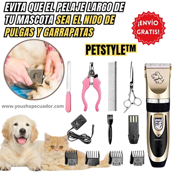 PetStyle™ Kit para el cuidado del pelaje de tu mascota (Evita pulgas y garrapatas)