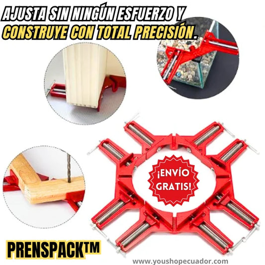 PrensPack™ 4 Prensas Esquineras ajustables para proyectos de calidad en carpintería