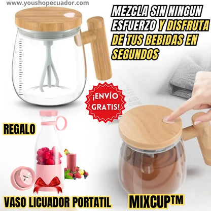 MIXCUP™ Vaso mezclador automático de bebidas al instante + Regalo Vaso licuador portátil 🎁