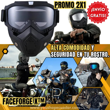 FaceForge X™ Visor Universal de protección facial + PROMO 2X1 🎁