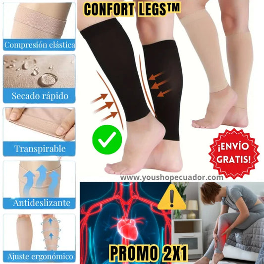 MEDIAS CONFORT LEGS™ Despídete del cansancio y la hinchazón + PROMO 2X1 🎁