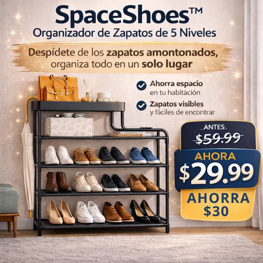 SpaceShoes™ Organizador de Zapatos de 5 Niveles