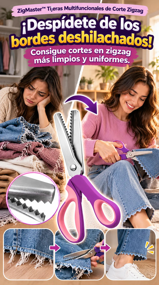 ZigMaster™ Tijeras Multifuncionales de Corte Zigzag