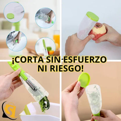 PELABOX™ Pela y Almacena residuos con facilidad + Regalo Triturador de Ajo