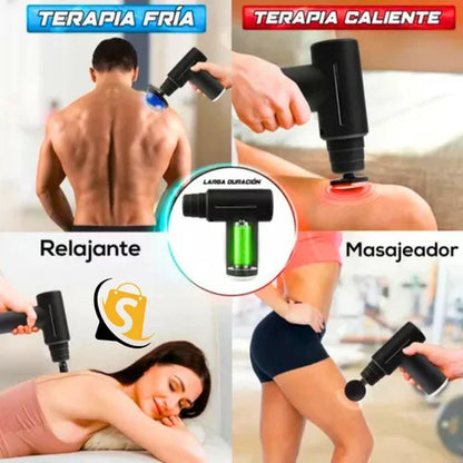 POWER PULSE™ 6 EN 1 Libérate del estrés y dolor muscular en frío y calor