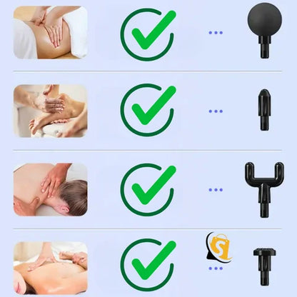 POWER PULSE™ 6 EN 1 Libérate del estrés y dolor muscular en frío y calor