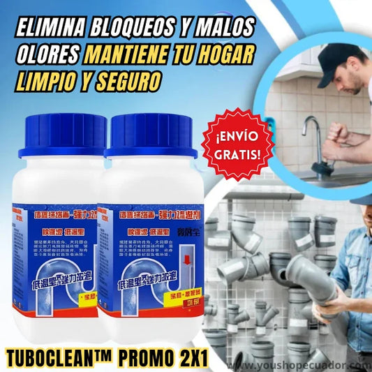 TUBO CLEAN™ Acaba con la suciedad más difícil y olvídate de atascos + PROMO 2X1 🎁
