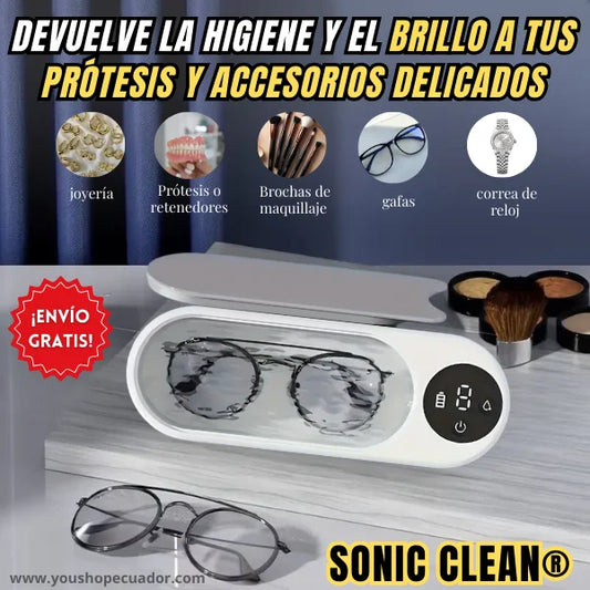 SONIC CLEAN® Elimina la suciedad en cada rincón con ondas ultrasónicas.